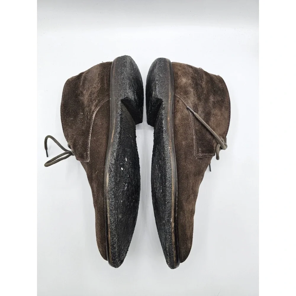 To Boot New York Chukka‎ Boots Mens 8 Brown Suede Italian Designer Lace Up